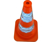 cone de signalisation pliant 500 mm