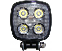 PHARE DE TRAVAIL A 4 LEDS 12/24V CARRE