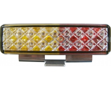 MODULE LED ORANGE D'ANGLE 12/24V POUR RAMPE XPERT